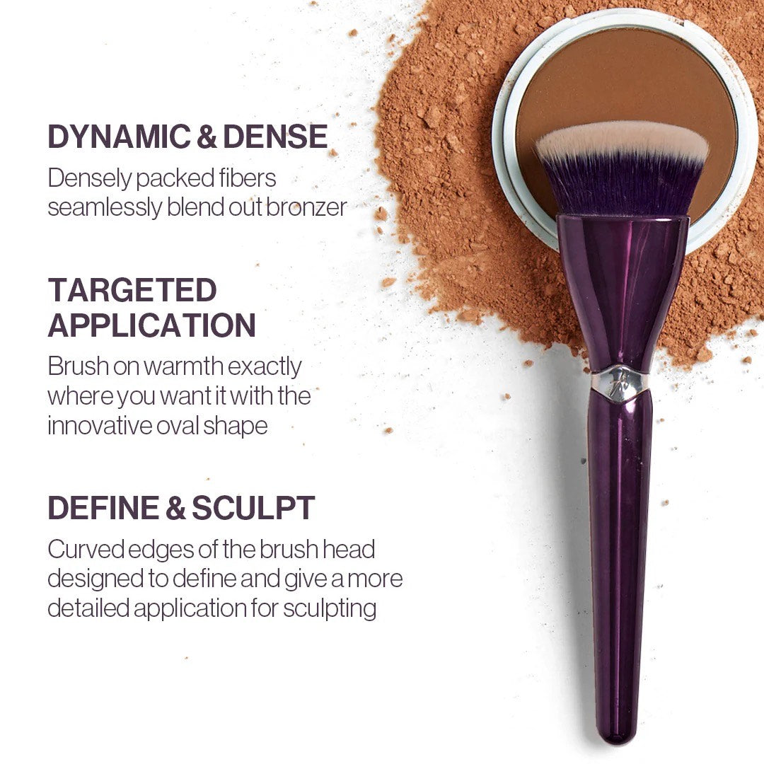 Buffing bronzer brush